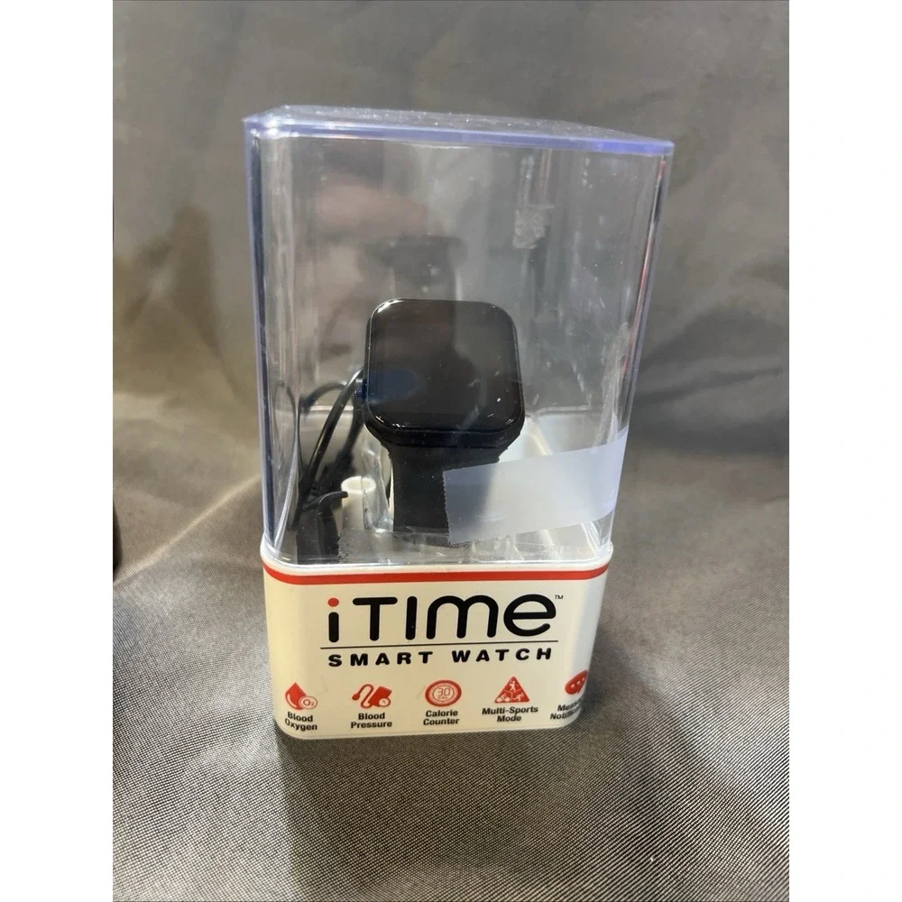 iTIME SMART WATCH MULTIFUNCTION CALL, MESSAGING, BLOOD PRESSURE, HEART (2416) - Picture 8 of 10